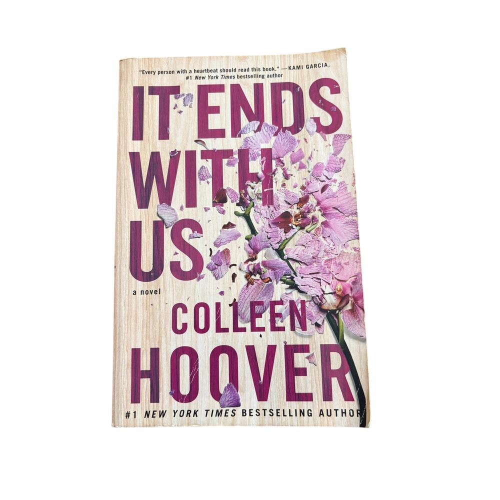 Colleen Hoover It Ends With Us Paperback 2016 Novel Atria Book Reader Copy